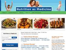 Tablet Screenshot of nutritionasmedicine.org